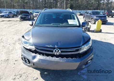 2016 Volkswagen Tiguan Se из США, поврежденный, VIN WVGAV7AX8GW590493